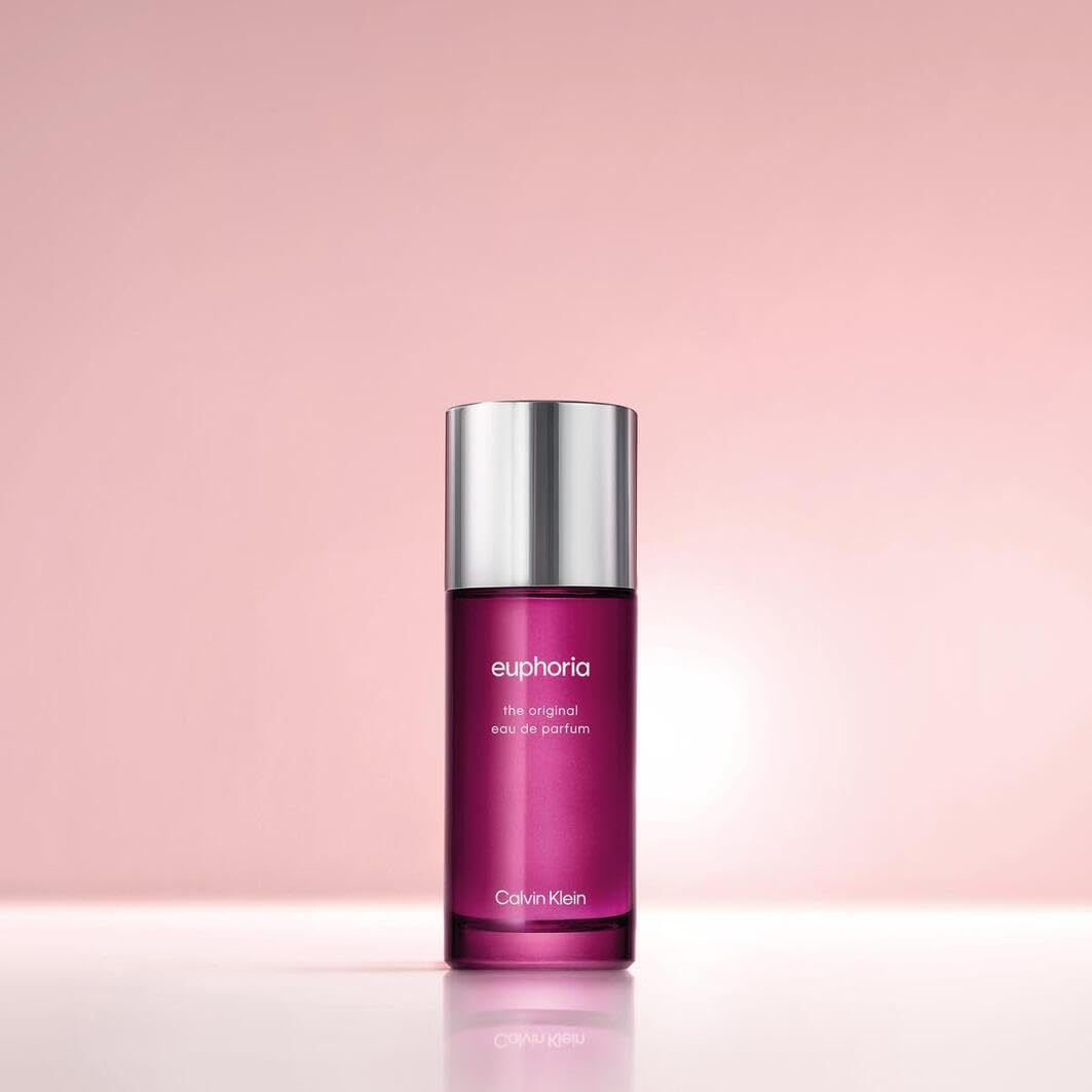 CALVIN KLEIN Euphoria - Eau de Parfum for Women - Chypre Fragrance with Notes of Pomegranate, Black Orchid, Lotus Blossom and Mahogany Wood - High Longevity