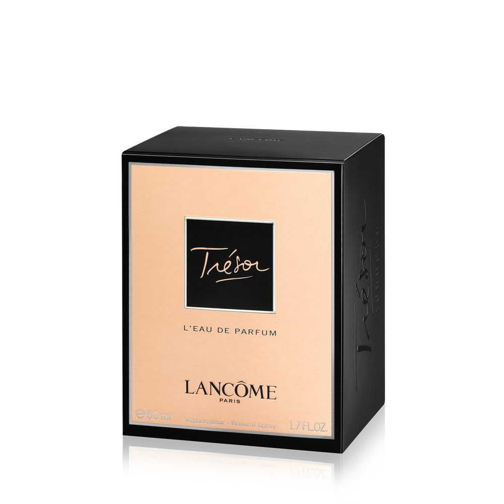 Lancôme Trésor Eau de Parfum, Elegant & Romantic Women’s Floral Ambery Fragrance with Rose, Lilac, Peach & Apricot Blossom Notes, Long-Lasting Delicate & Light Fragrance, (Full Size or Gift)