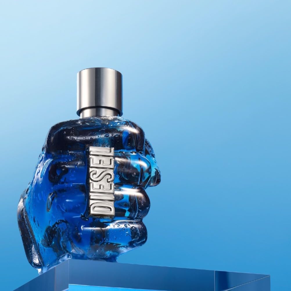 Diesel Sound of The Brave Eau de Toilette for Men, Fresh Spicy Fragrance with Vibrating Bison Grass, Refreshing Spices and Warm Amber Woods, Sensual Long Lasting Masculine Aftershave, 50ml