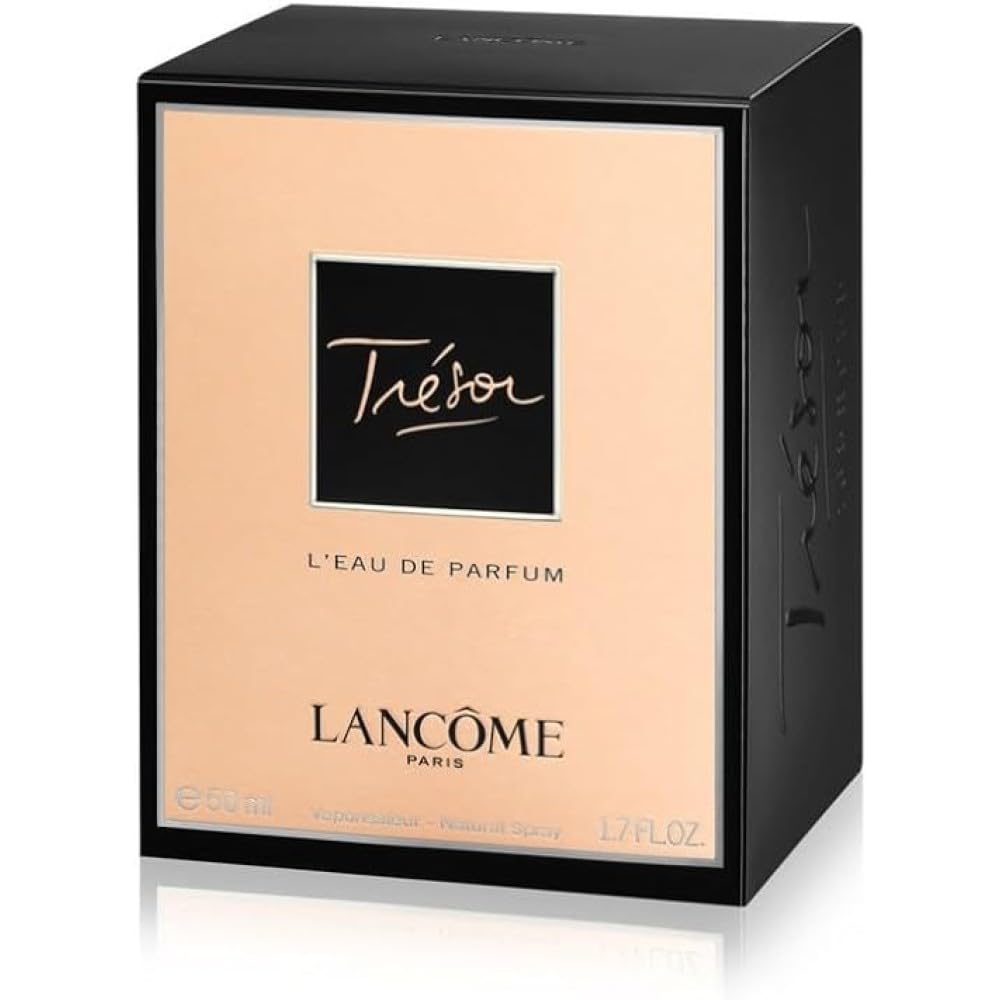 Lancôme Trésor Eau de Parfum, Elegant & Romantic Women’s Floral Ambery Fragrance with Rose, Lilac, Peach & Apricot Blossom Notes, Long-Lasting Delicate & Light Fragrance, (Full Size or Gift)