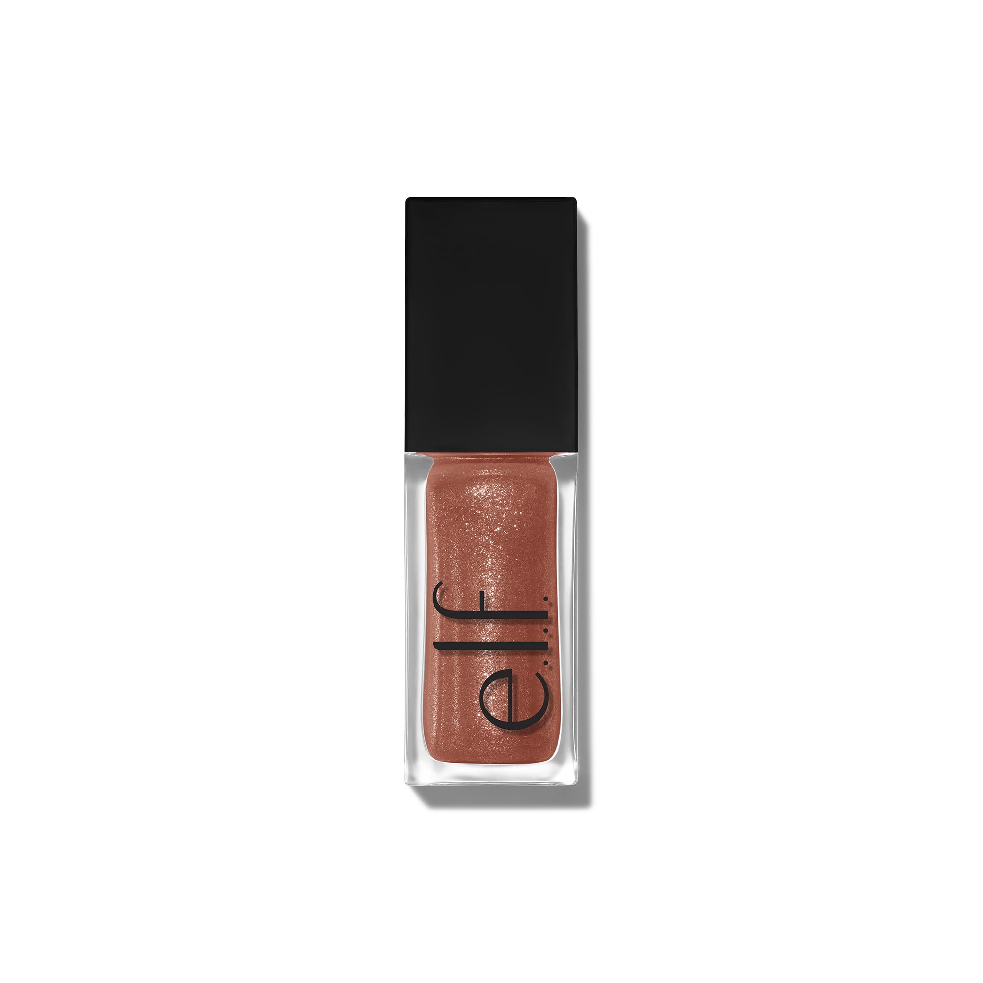 e.l.f. Glow Reviver Lip Oil, Nourishing and Hydrating with High-Shine Glimmer Finish & Sheer Wash of colour, Minty Scent, Non-Sticky, Vegan & Cruelty-free, Super-neutral
