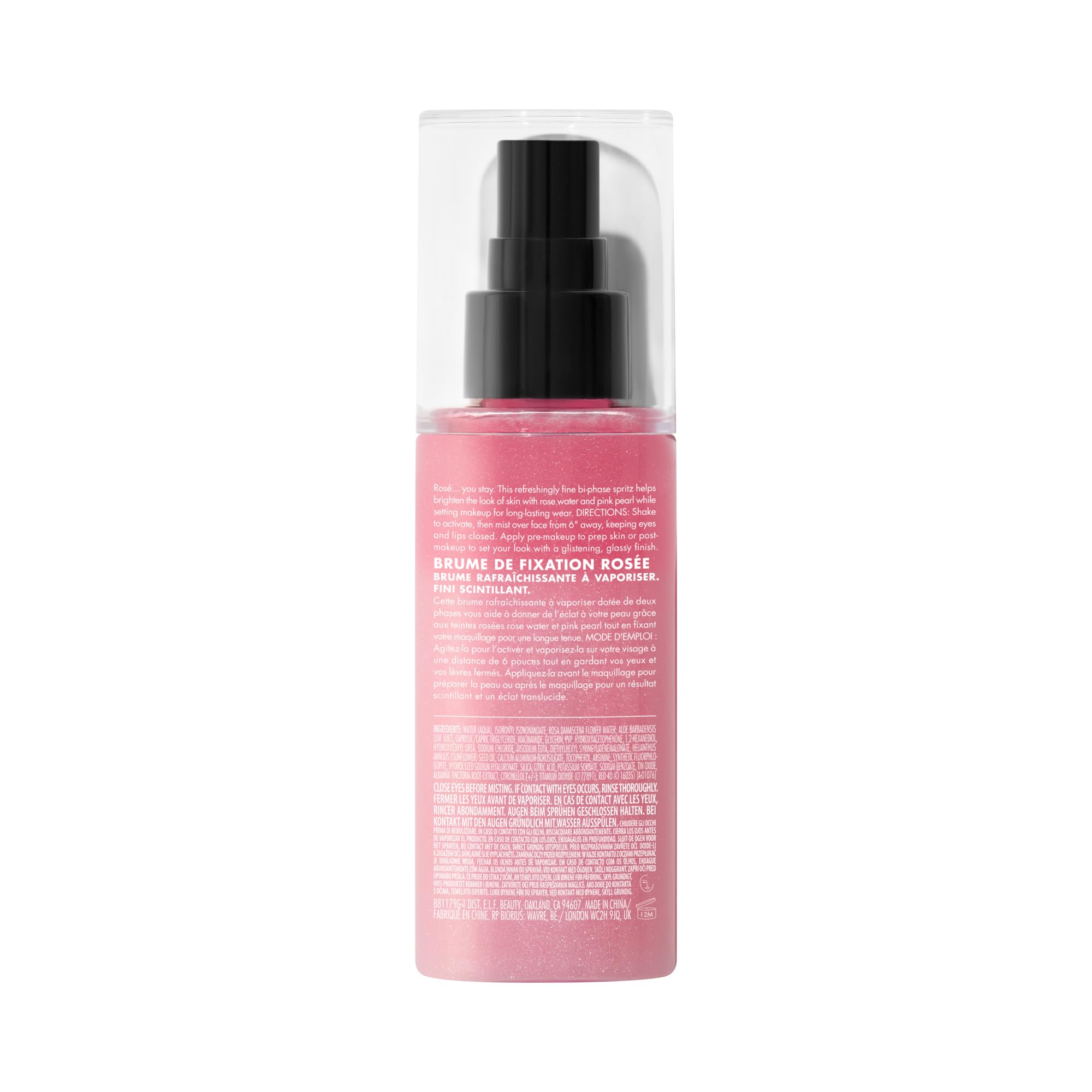 e.l.f. Power Grip Dewy Setting Spray, Long-Lasting Formula, Grips Makeup For A Hydrated, Dewy Finish, Vegan & Cruelty-Free