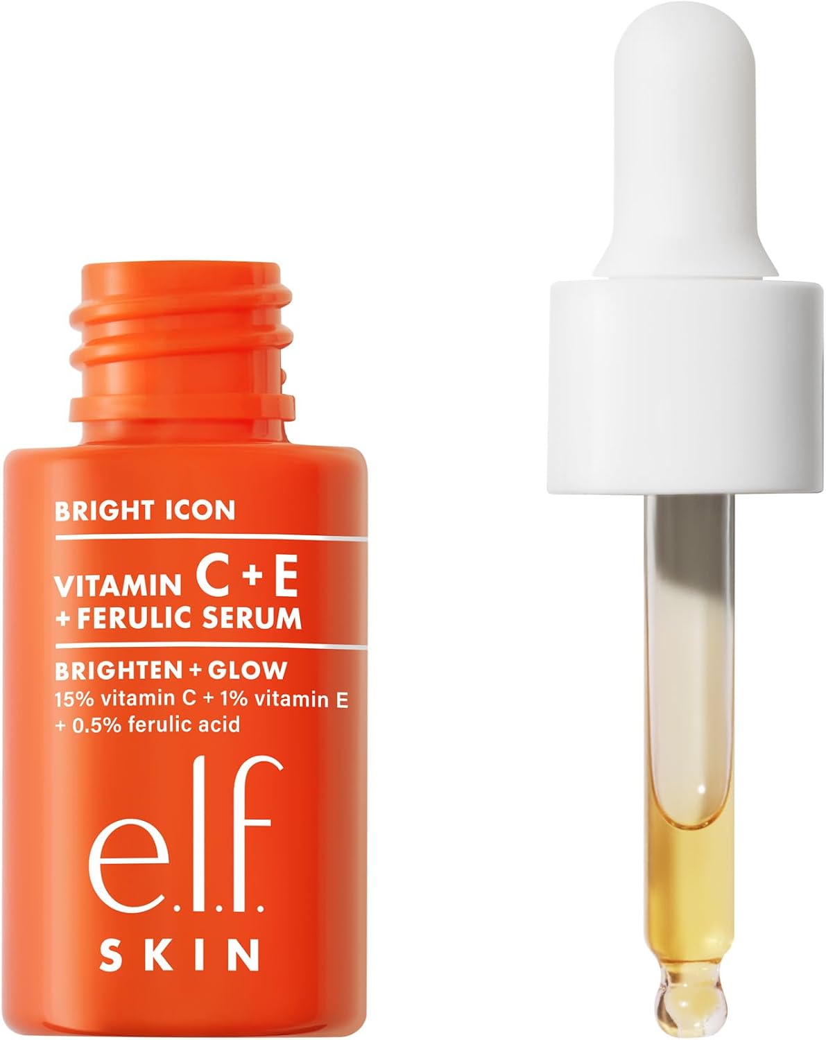 e.l.f. SKIN Brightest Besties Duo, Travel-Sized Skincare Set, Brightening Face Serum & Vitamin C Eye Cream, Boosts Radiance, Depuffs & Evens Skin Tone, Vegan & Cruelty-Free
