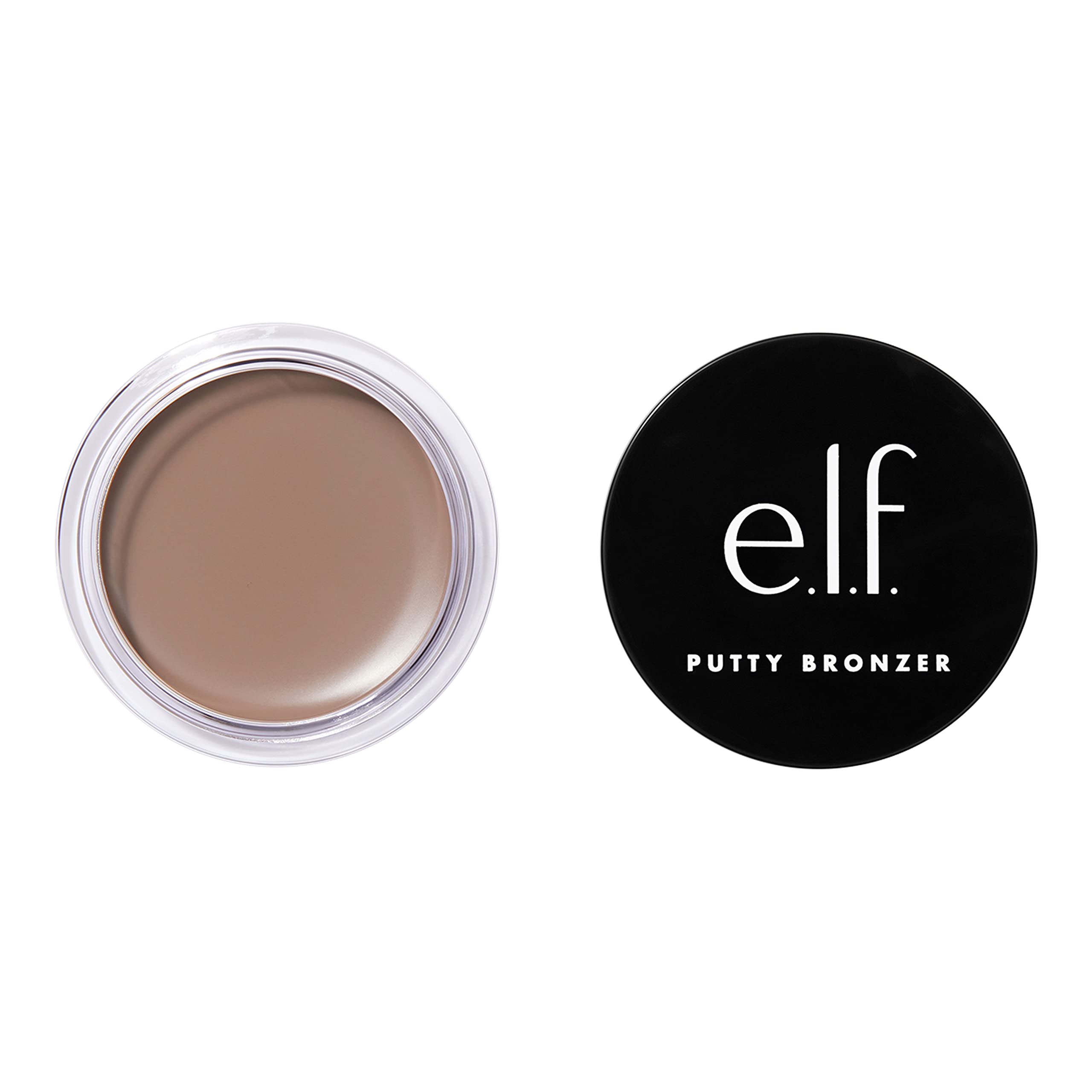 e.l.f. Putty Bronzer, Creamy & Highly Pigmented Formula, Creates a Long-Lasting Bronzed Glow, Infused with Argan Oil & Vitamin E, Sun Kissed, 0.35 Oz (10g)