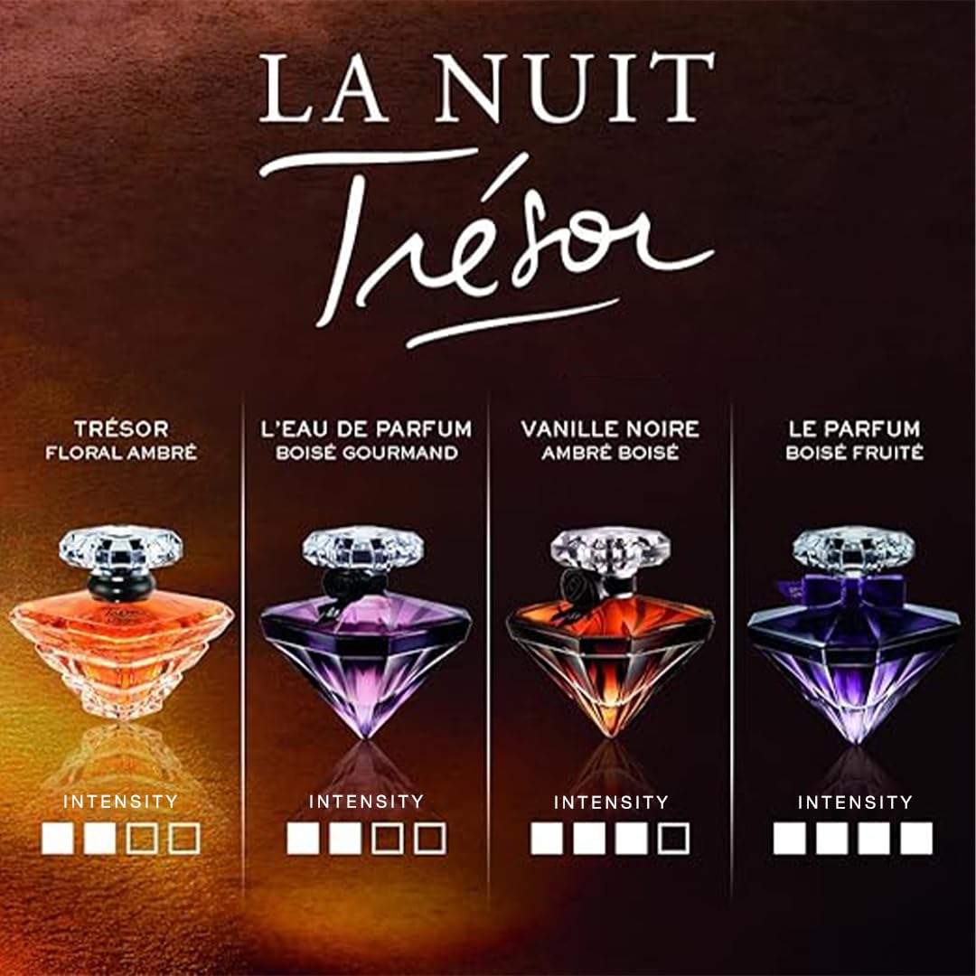 Lancôme Trésor Eau de Parfum, Elegant & Romantic Women’s Floral Ambery Fragrance with Rose, Lilac, Peach & Apricot Blossom Notes, Long-Lasting Delicate & Light Fragrance, (Full Size or Gift)