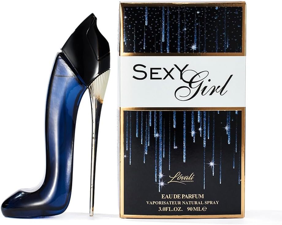 Set of 2 Sexy Girl Perfumes for Women – 85ml EDP Each – Hamine Black (Floral & Rose) & Sexy Girl Red (Jasmine, Floral & Rose) – Long-Lasting Fragrance Gift Set