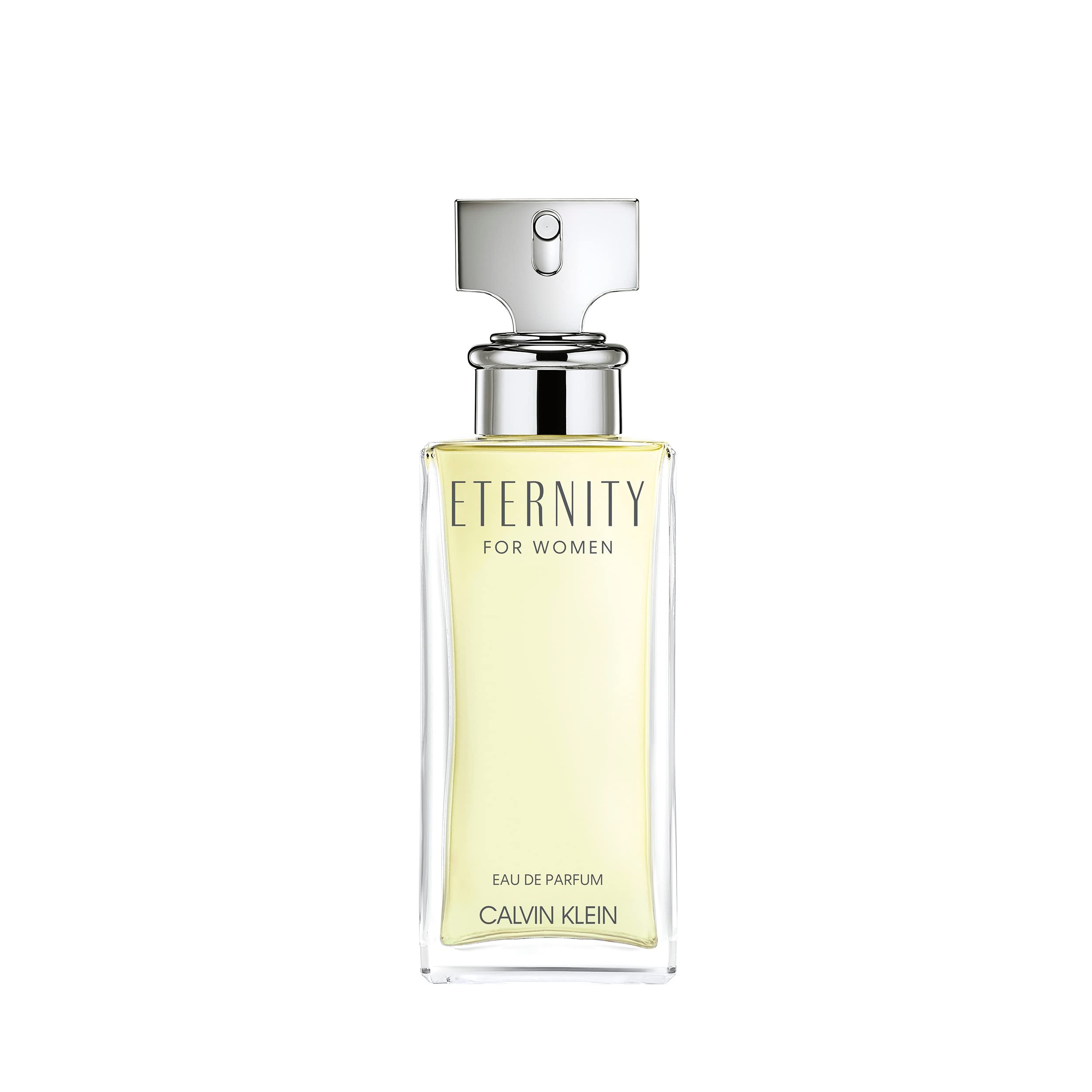 CALVIN KLEIN Eternity - Eau de Parfum for Women - Floral Fragrance with Notes of Bergamot, White Rose and Sandalwood - High Longevity