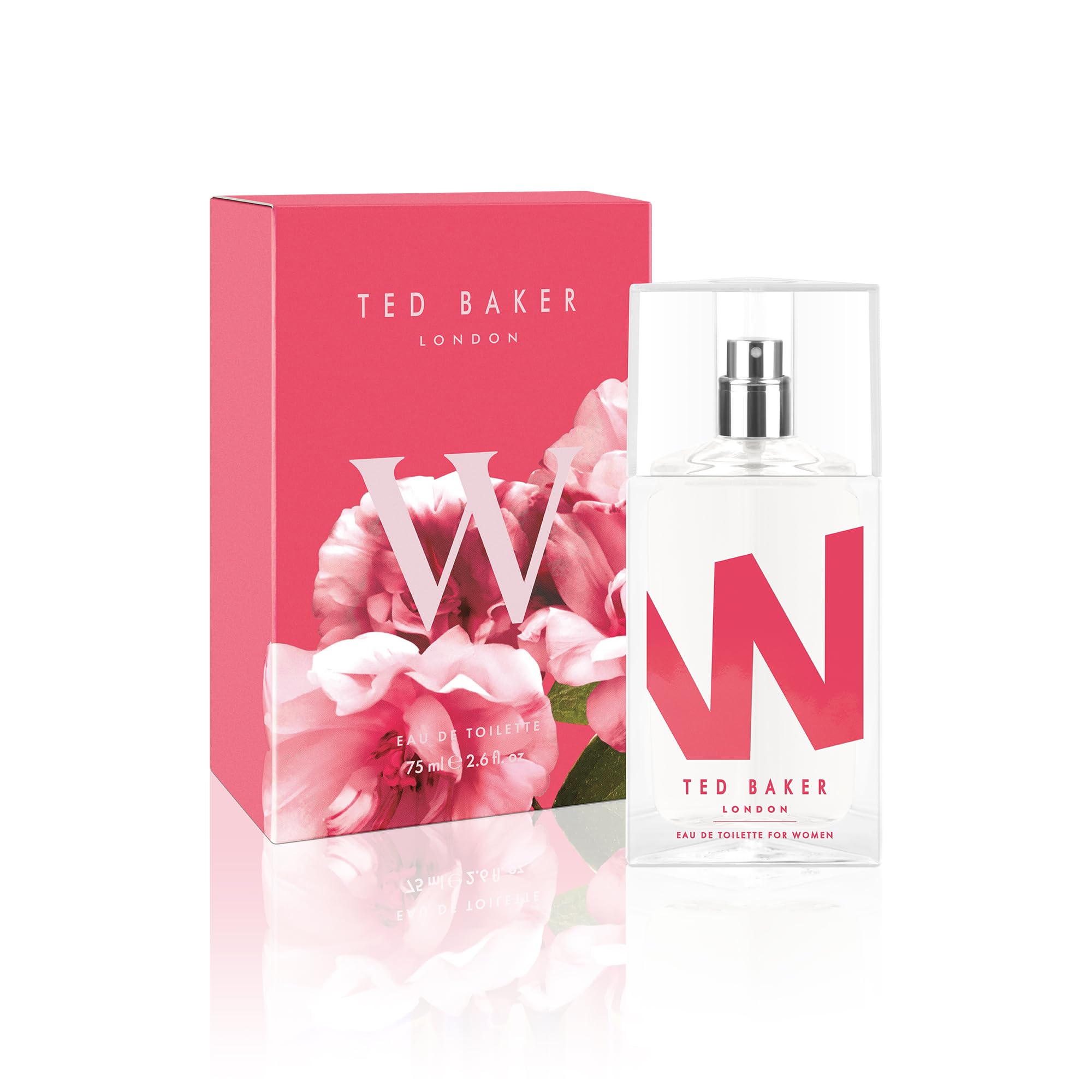 Ted Baker W EDT Ted Baker Rose And Orchid, Fig Leaf, White Peony, Cassis, Raspberry Middle notes, Womens Perfume, Long Lasting Fragrance Eau De Toilette, Fruity Floral 75ml