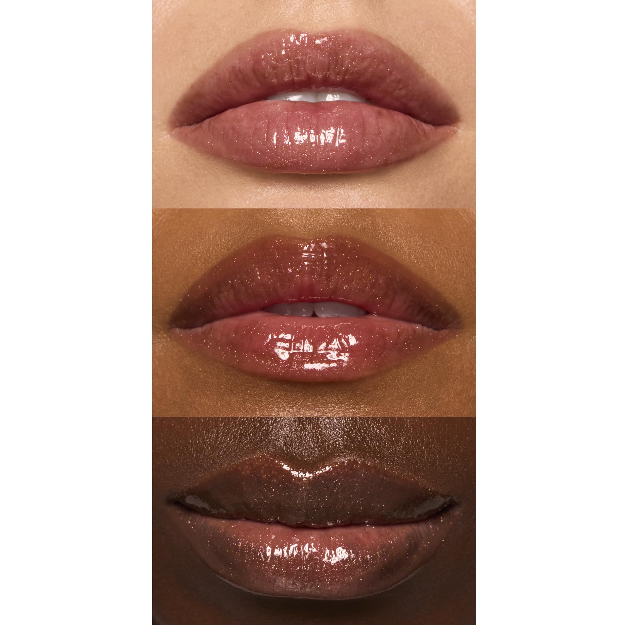 e.l.f. Glow Reviver Lip Oil, Nourishing and Hydrating with High-Shine Glimmer Finish & Sheer Wash of colour, Minty Scent, Non-Sticky, Vegan & Cruelty-free, Super-neutral
