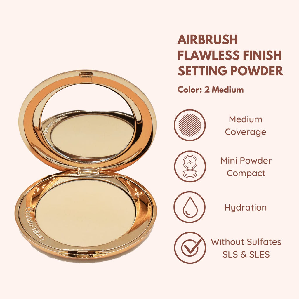 Charlotte Tilbury Refillable Airbrush Flawless Finish | 8g | Medium