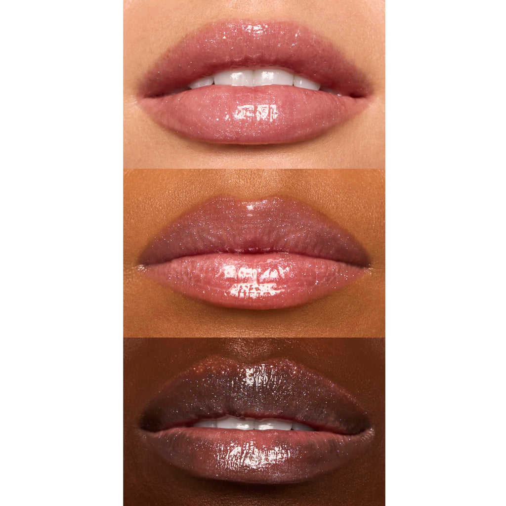 e.l.f. Glow Reviver Lip Oil, Nourishing and Hydrating with High-Shine Glimmer Finish & Sheer Wash of colour, Minty Scent, Non-Sticky, Vegan & Cruelty-free, Super-neutral