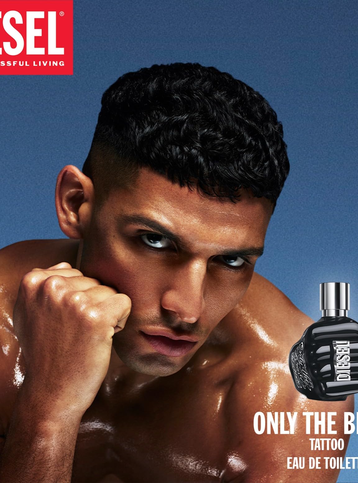 Diesel Only The Brave Tattoo, Eau de Toilette Aftershave, Woody Fragrance with Bourbon Pepper, Tobacco, Long-Lasting Spicy Masculine Scent for Men