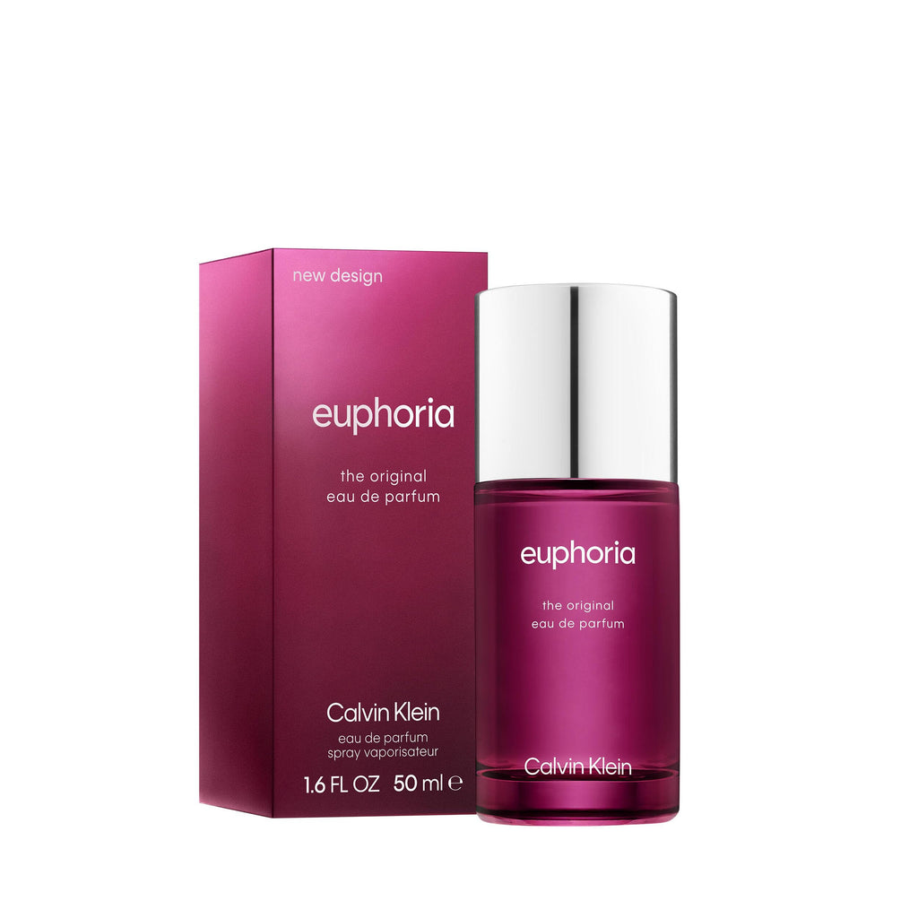 CALVIN KLEIN Euphoria - Eau de Parfum for Women - Chypre Fragrance with Notes of Pomegranate, Black Orchid, Lotus Blossom and Mahogany Wood - High Longevity