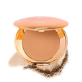 MCoBeauty - Miracle Flawless Pressed Powder - 1 Light Shade - Pressed Compact Setting Powder with Rose Flower Extract and Sweet Almond Oil - Blurring & Smoothing Skin Finishing Makeup
