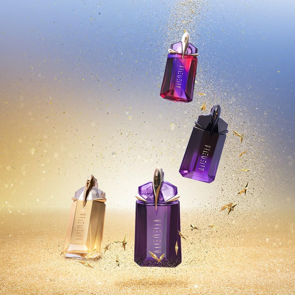 Mugler Alien Eau de Parfum, Refillable Womens Perfume, Iconic Woody Floral Fragrance with Sensual Jasmine Sambac, Cashmeran Wood, Enveloping White Amber, (Full Size, Refill or Gift set)