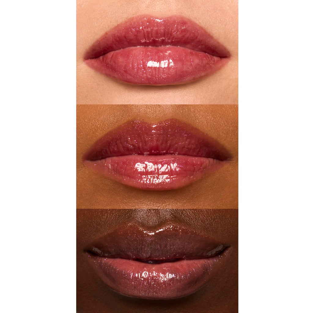 e.l.f. Glow Reviver Lip Oil, Nourishing and Hydrating with High-Shine Glimmer Finish & Sheer Wash of colour, Minty Scent, Non-Sticky, Vegan & Cruelty-free, Super-neutral