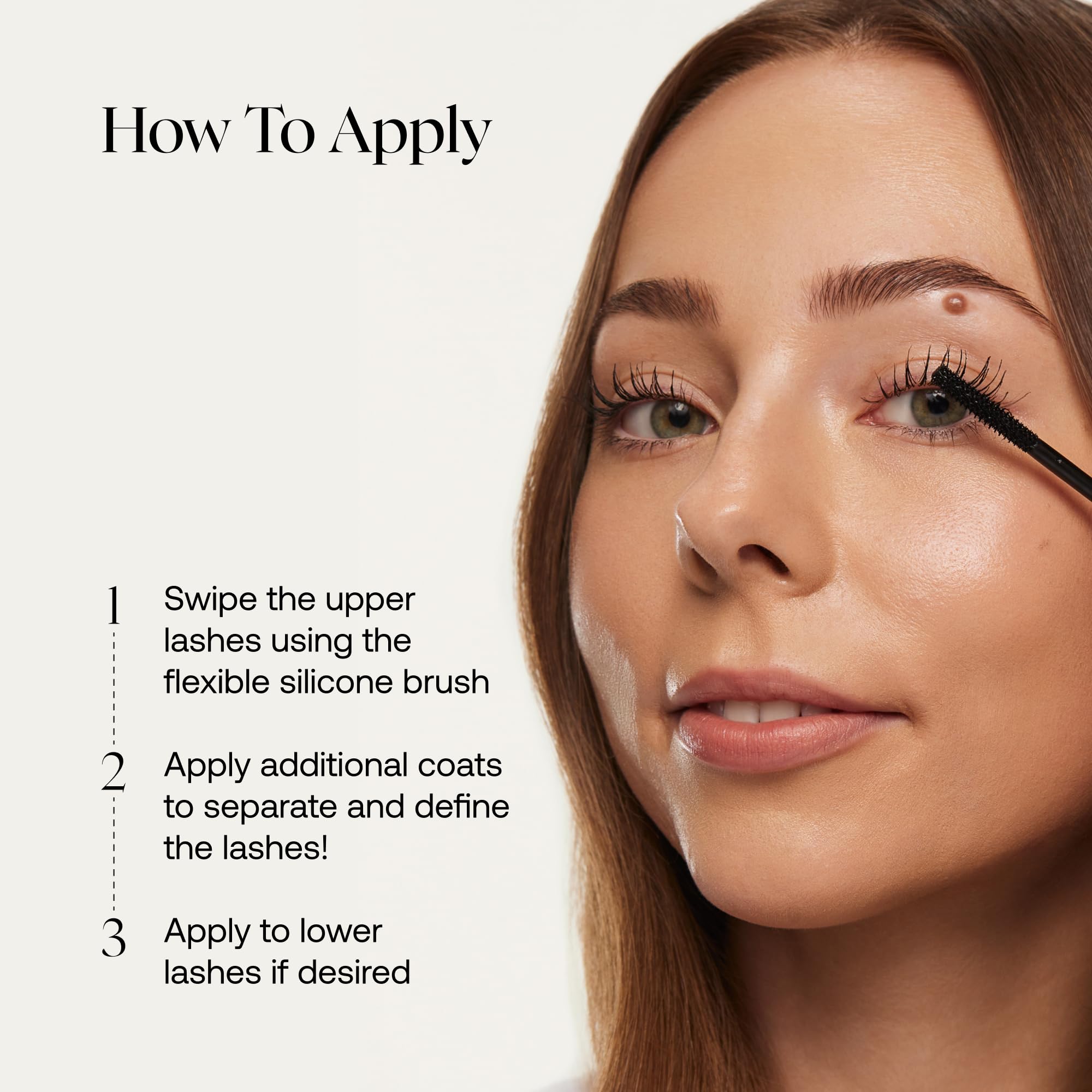 UKLASH Lengthening Mascara (Mascara) - Black, Extra-Black Pigmented, Water-Resistant, Vegan-Friendly, Paraben-Free, Cruelty-Free, Lengthening Formula with Double-Sided Silicone Wand
