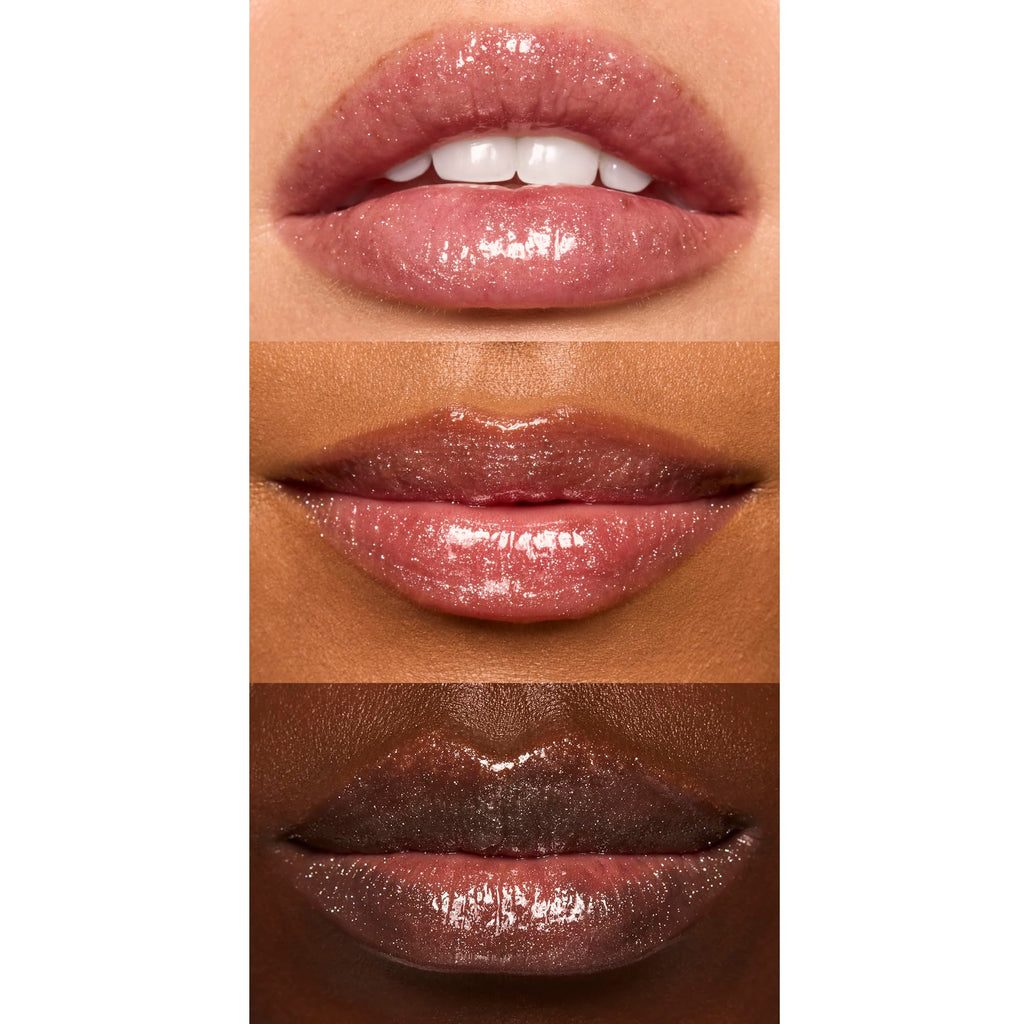 e.l.f. Glow Reviver Lip Oil, Nourishing and Hydrating with High-Shine Glimmer Finish & Sheer Wash of colour, Minty Scent, Non-Sticky, Vegan & Cruelty-free, Super-neutral