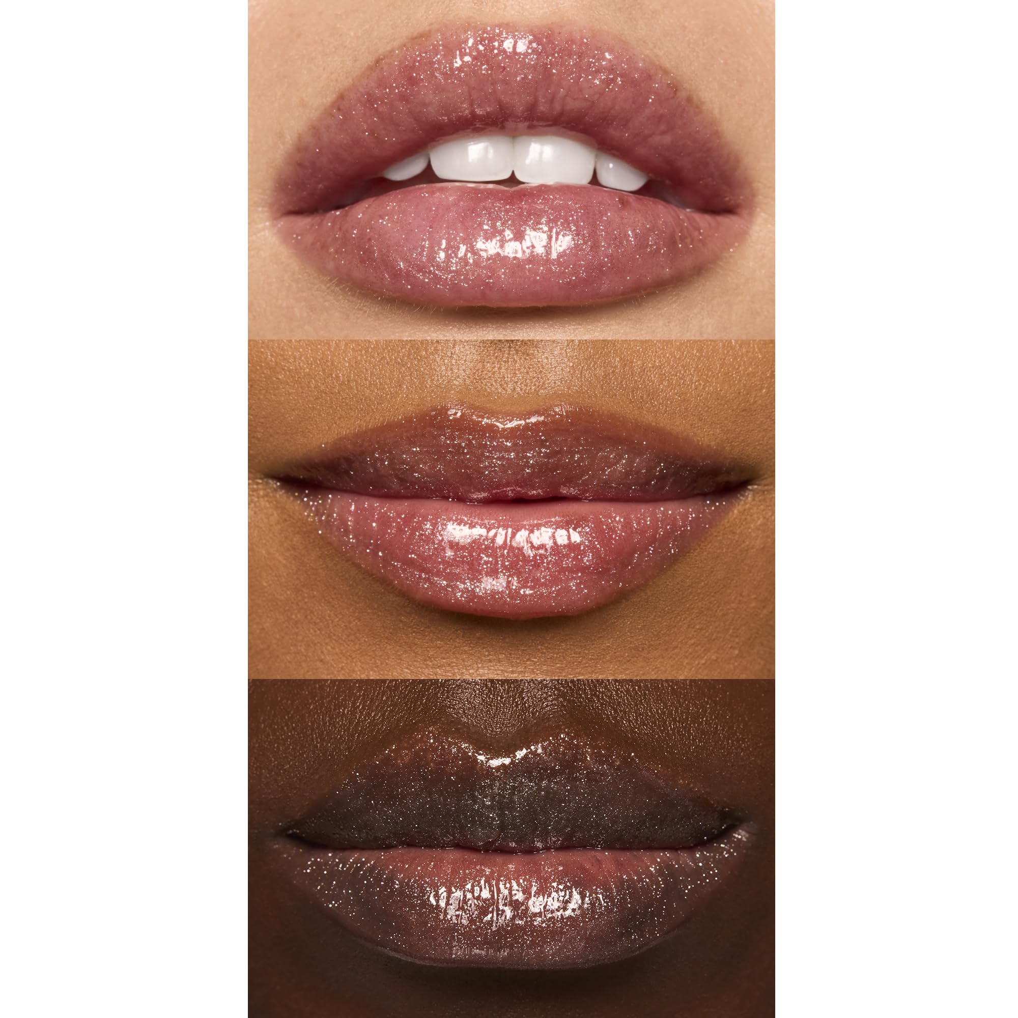 e.l.f. Glow Reviver Lip Oil, Nourishing and Hydrating with High-Shine Glimmer Finish & Sheer Wash of colour, Minty Scent, Non-Sticky, Vegan & Cruelty-free, Super-neutral