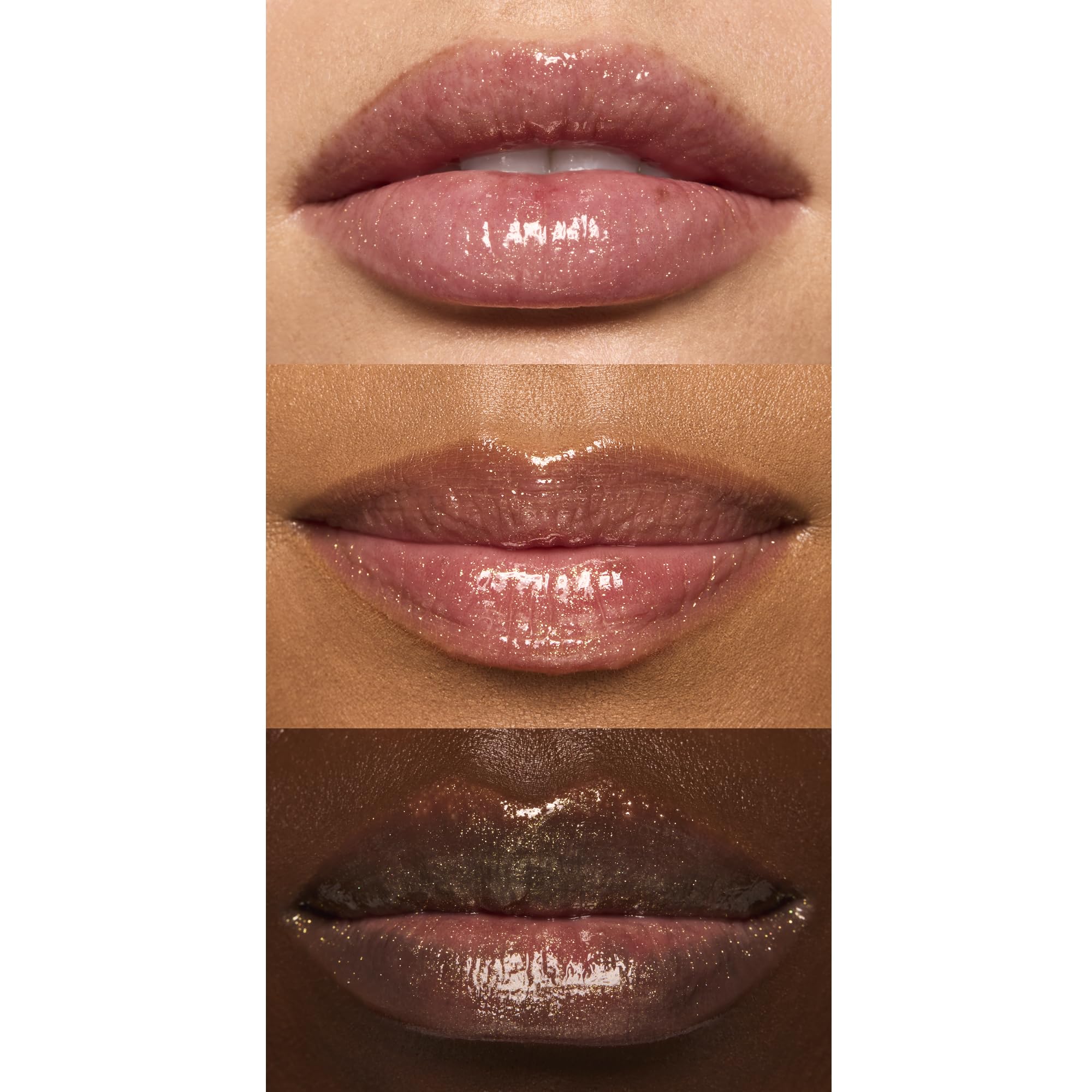 e.l.f. Glow Reviver Lip Oil, Nourishing and Hydrating with High-Shine Glimmer Finish & Sheer Wash of colour, Minty Scent, Non-Sticky, Vegan & Cruelty-free, Super-neutral