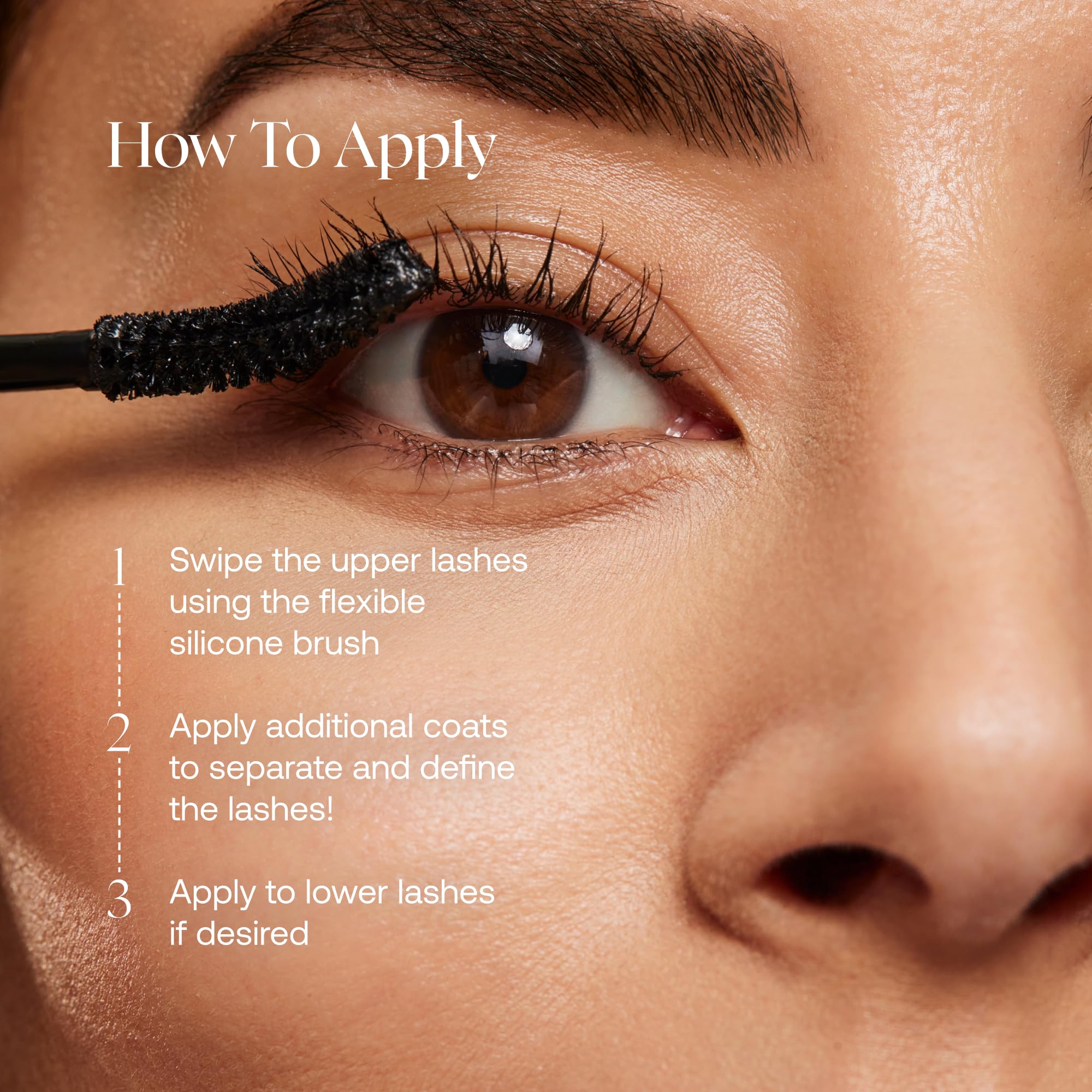 UKLASH Lengthening Mascara (Mascara) - Black, Extra-Black Pigmented, Water-Resistant, Vegan-Friendly, Paraben-Free, Cruelty-Free, Lengthening Formula with Double-Sided Silicone Wand
