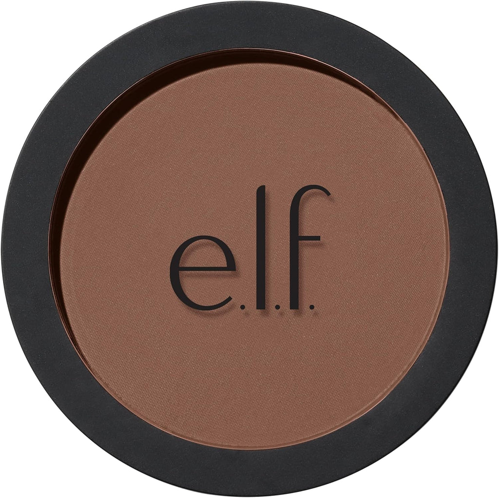 e.l.f. Primer-Infused Bronzer, Long-Lasting & Budge-Free Makeup, Lightweight & Buildable, Smooth & Easy Application, Vegan & Cruelty-Free, Sun-Soaked