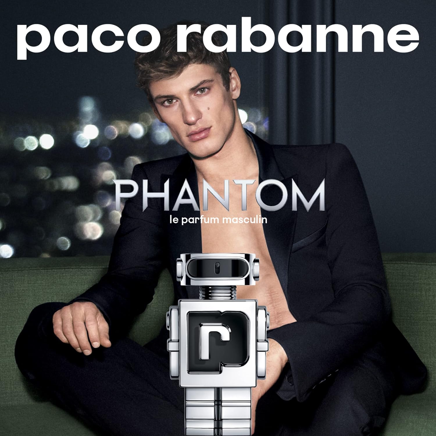 Phantom by Paco Rabanne for Men - EDT Spray, 100ML