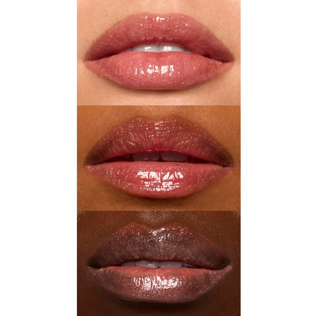 e.l.f. Glow Reviver Lip Oil, Nourishing and Hydrating with High-Shine Glimmer Finish & Sheer Wash of colour, Minty Scent, Non-Sticky, Vegan & Cruelty-free, Super-neutral