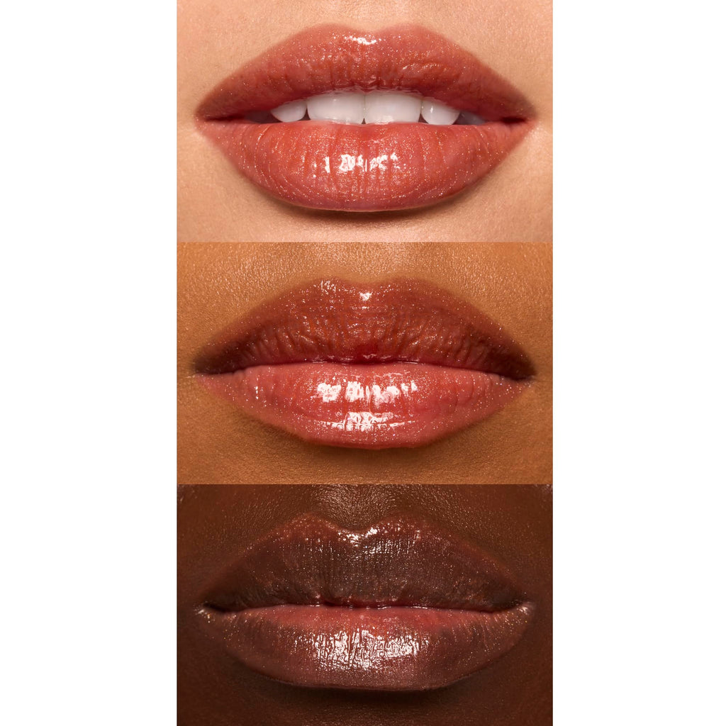 e.l.f. Glow Reviver Lip Oil, Nourishing and Hydrating with High-Shine Glimmer Finish & Sheer Wash of colour, Minty Scent, Non-Sticky, Vegan & Cruelty-free, Super-neutral