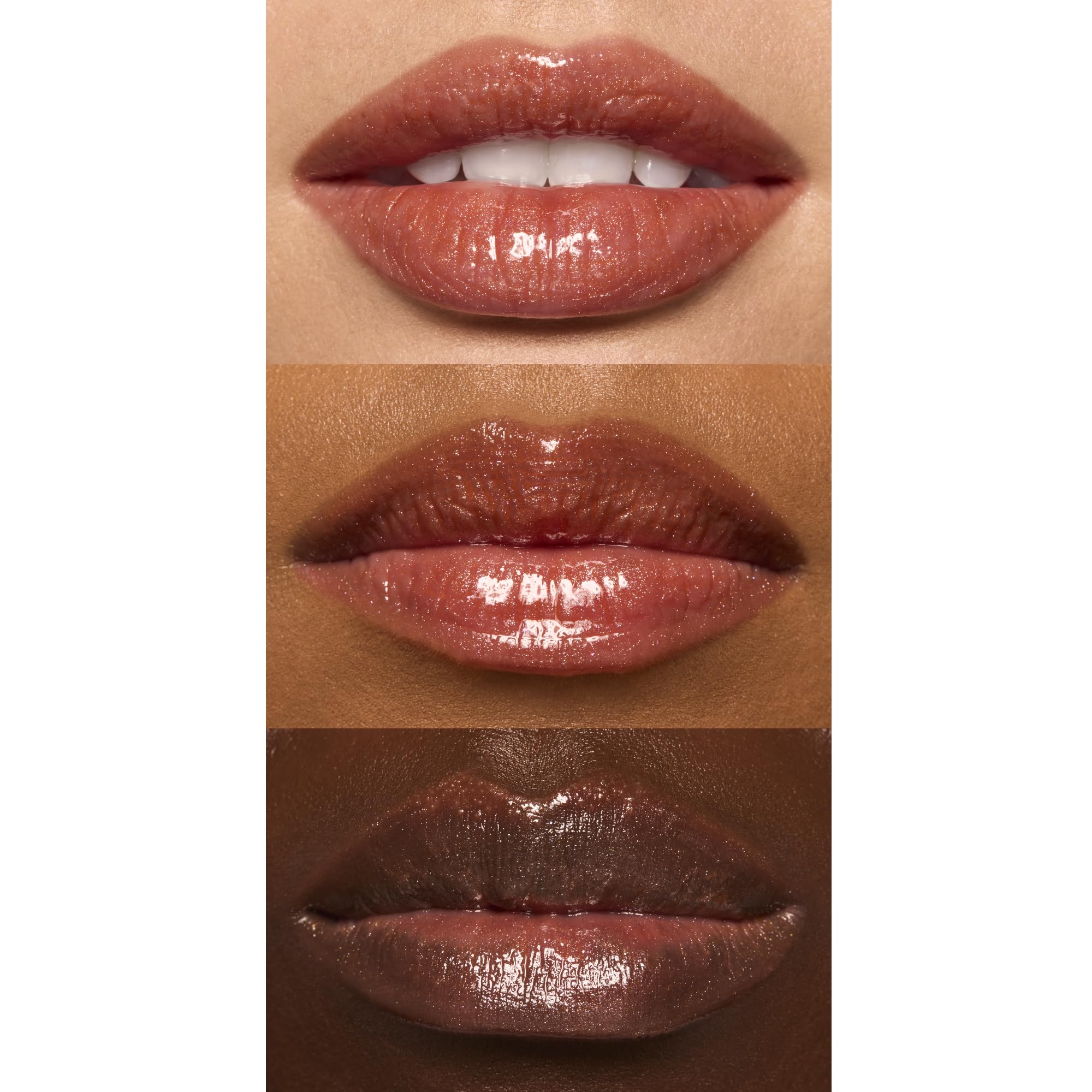 e.l.f. Glow Reviver Lip Oil, Nourishing and Hydrating with High-Shine Glimmer Finish & Sheer Wash of colour, Minty Scent, Non-Sticky, Vegan & Cruelty-free, Super-neutral
