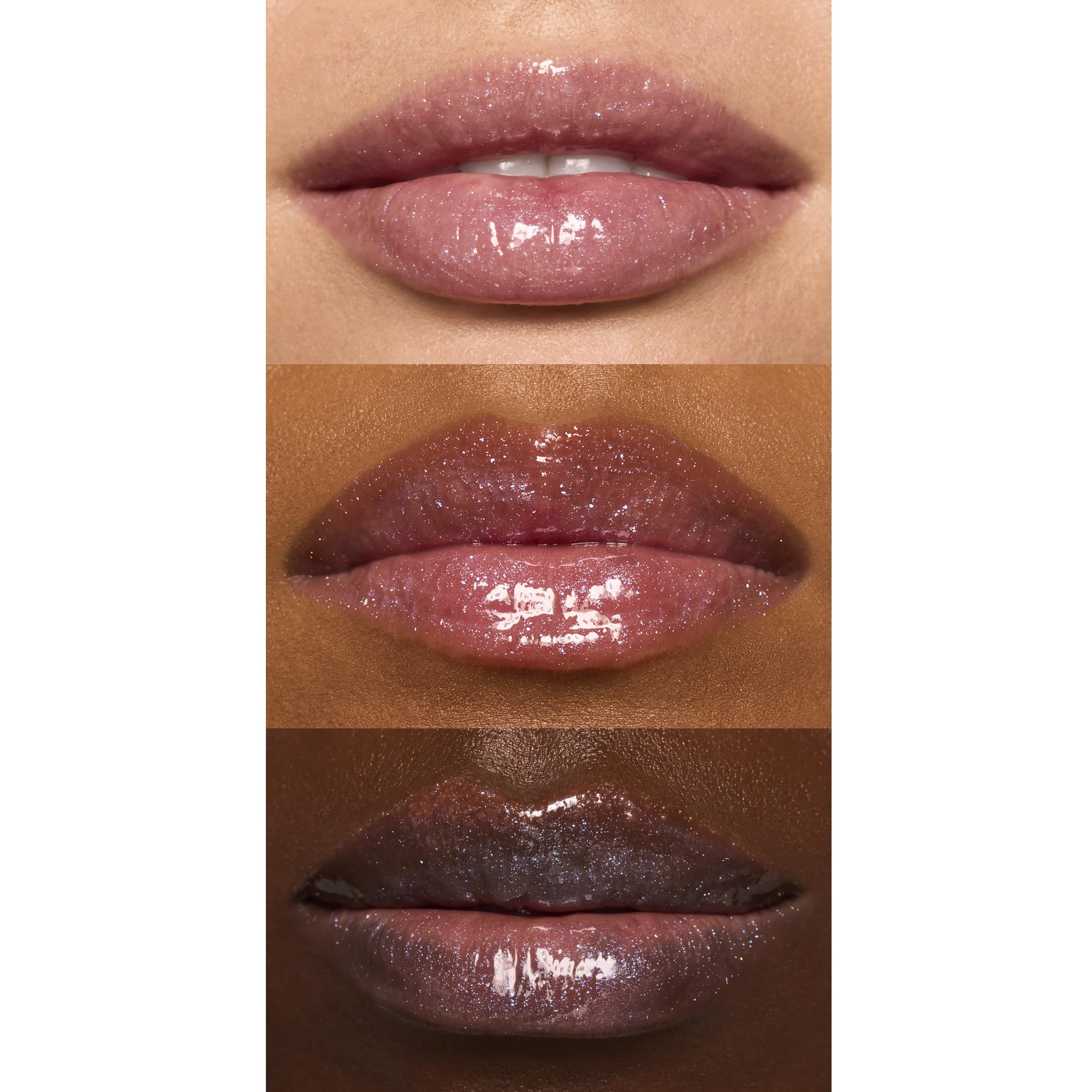 e.l.f. Glow Reviver Lip Oil, Nourishing and Hydrating with High-Shine Glimmer Finish & Sheer Wash of colour, Minty Scent, Non-Sticky, Vegan & Cruelty-free, Super-neutral