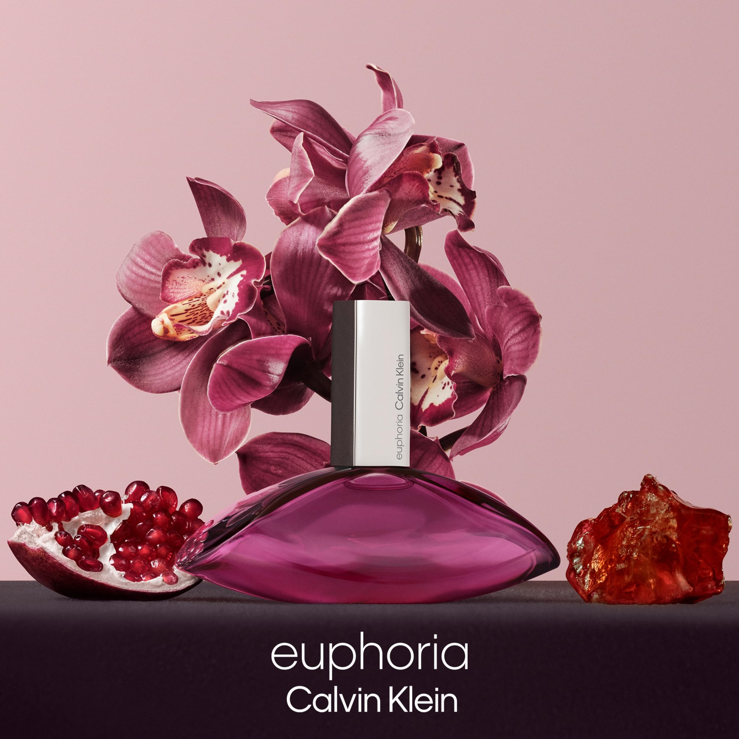 CALVIN KLEIN Euphoria - Eau de Parfum for Women - Chypre Fragrance with Notes of Pomegranate, Black Orchid, Lotus Blossom and Mahogany Wood - High Longevity