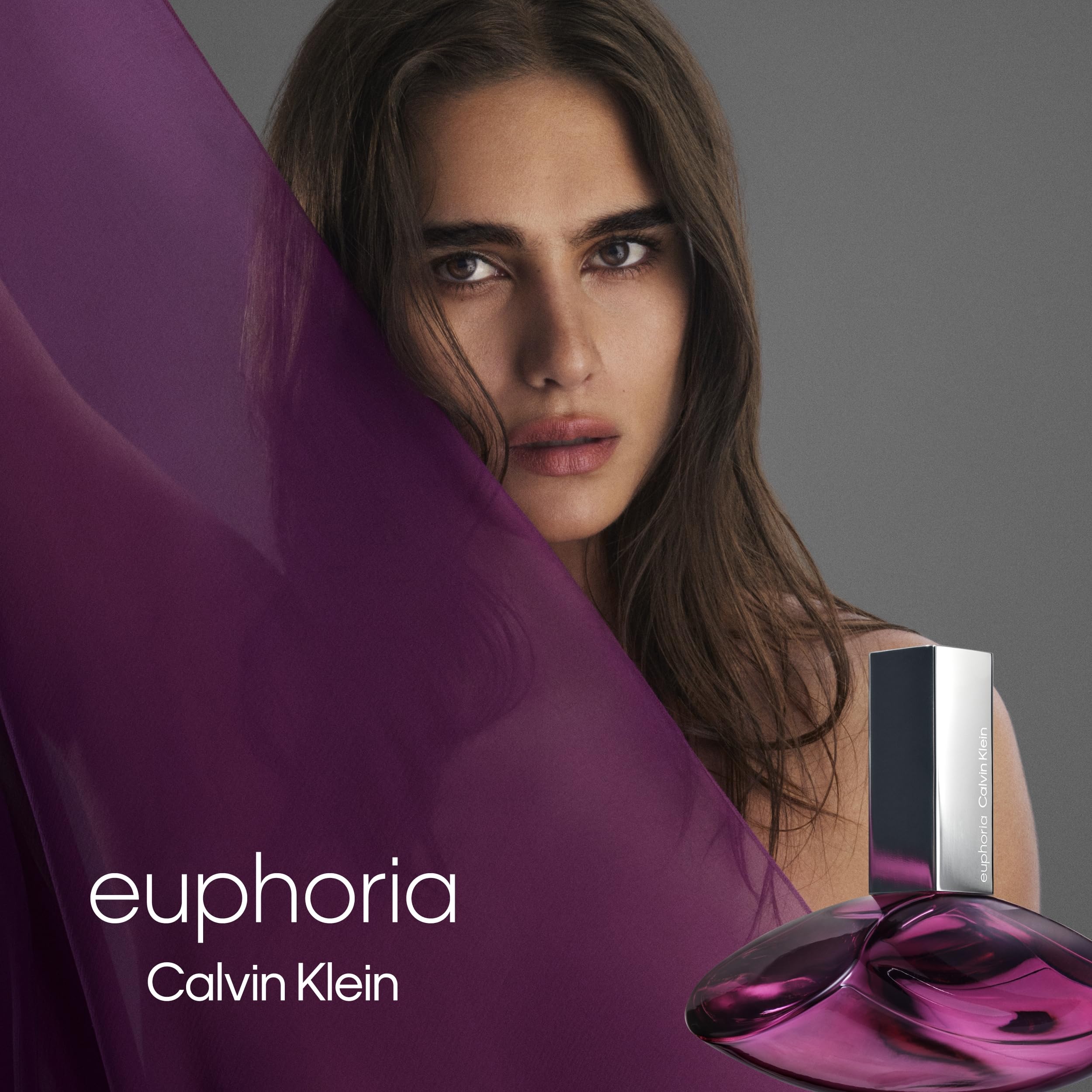CALVIN KLEIN Euphoria - Eau de Parfum for Women - Chypre Fragrance with Notes of Pomegranate, Black Orchid, Lotus Blossom and Mahogany Wood - High Longevity