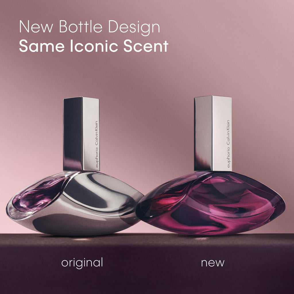 CALVIN KLEIN Euphoria - Eau de Parfum for Women - Chypre Fragrance with Notes of Pomegranate, Black Orchid, Lotus Blossom and Mahogany Wood - High Longevity