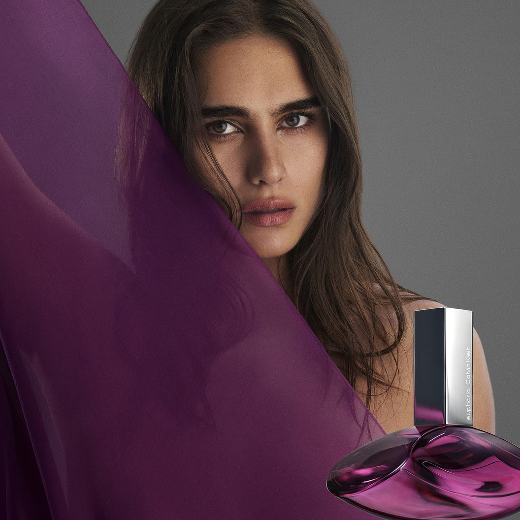 CALVIN KLEIN Euphoria - Eau de Parfum for Women - Chypre Fragrance with Notes of Pomegranate, Black Orchid, Lotus Blossom and Mahogany Wood - High Longevity