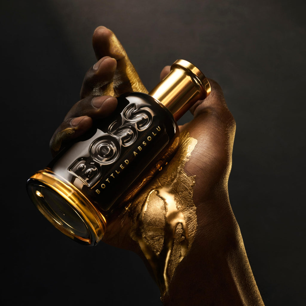 BOSS Bottled Absolu Parfum Intense, Men's Perfume, Woody and Leathery Aroma, Highly Concentrated Fragrance
