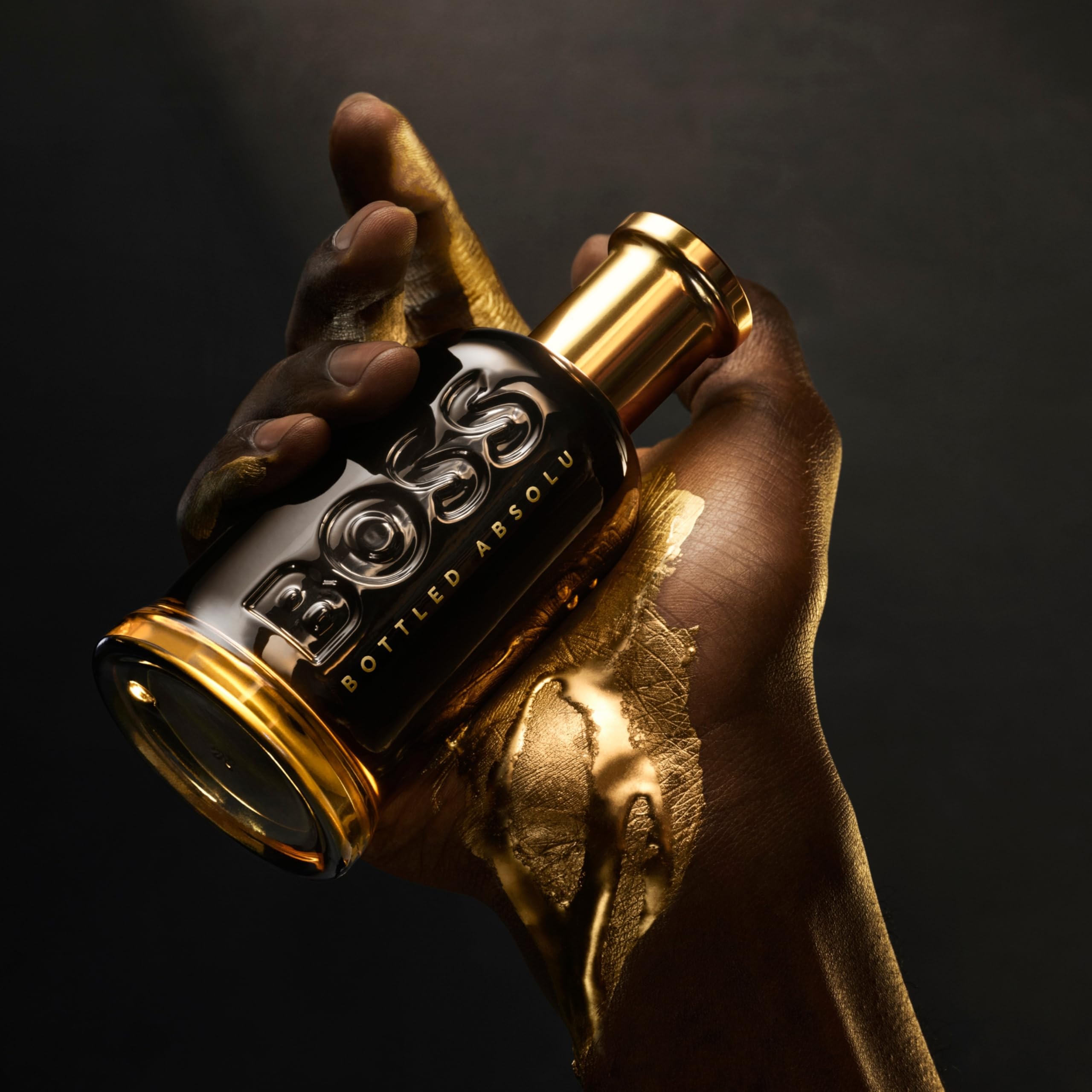 BOSS Bottled Absolu Parfum Intense, Men's Perfume, Woody and Leathery Aroma, Highly Concentrated Fragrance